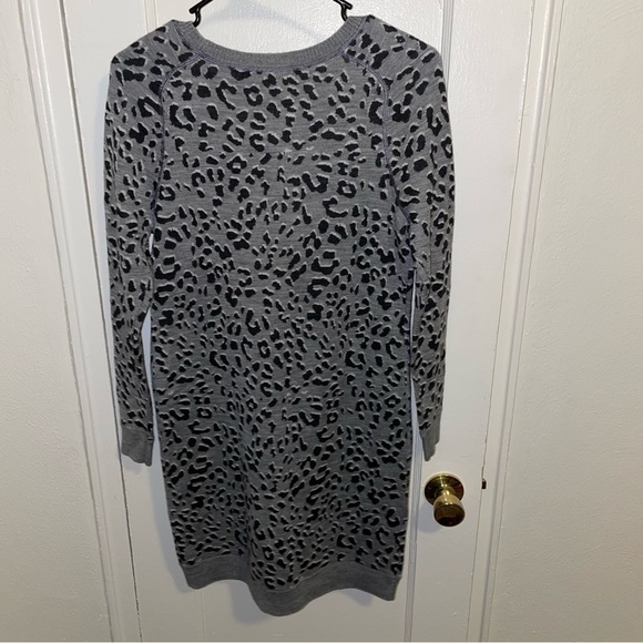 LOFT Leopard Print Sweater Dress - Picture 5 of 5